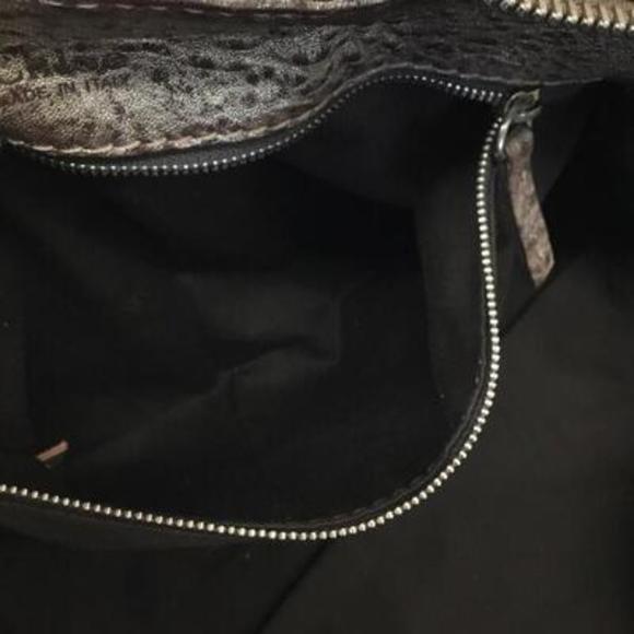 Chloe Paddington Medium Shoulder Bag Leather Silver Gold Brown - Picture 12 of 13